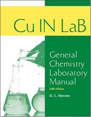 Cover of: Cu in Lab General Chemistry Laboratory Manual