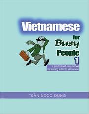 Cover of: Vietnamese for Busy People by Tran Ngoc Dung, Tran Ngoc Dung