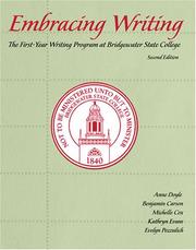 Cover of: Embracing Writing | Anne Doyle