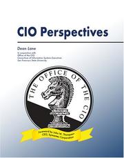 Cover of: CIO Perspectives by Dean Lane