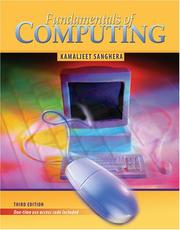 Cover of: Fundamentals Of Computing
