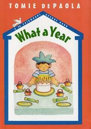 What a year by Tomie dePaola