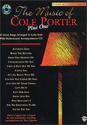 Cover of: The Music of Cole Porter: Plus One, Piano Accompany (Plus One)