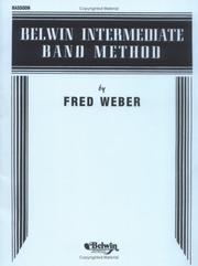 Belwin Intermediate Band Method by Fred Weber