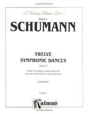 Cover of: Symphonic Etudes: Kalmus Edition