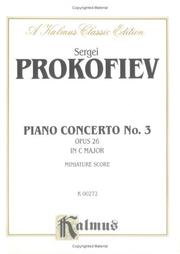 Cover of: Piano Concerto No. 3, Op. 26: Miniature Score (Kalmus Edition)
