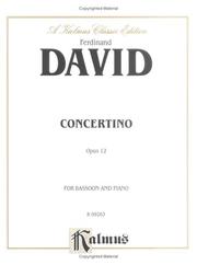 Cover of: Concertino, Op. 12: Kalmus Edition