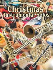 Cover of: Christmas Instrumental Solos by Alfred Publishing