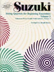 String Quartets for Beginning Ensembles by Joseph Knaus