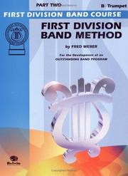 Cover of: First Division Band Method, Part 2 (First Division Band Course)