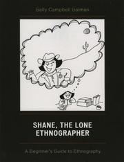 Cover of: Shane, The Lone Ethnographer