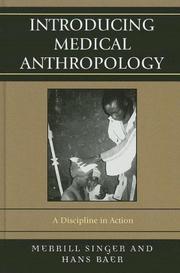 Introducing Medical Anthropology by Baer Hans