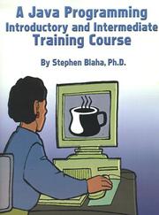 Cover of: A Java Programming Introductory and Intermediate Training Course