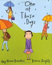 One of those days by Amy Krouse Rosenthal