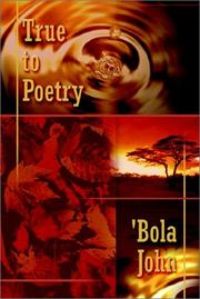 Cover of: True to Poetry