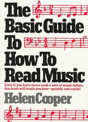 Cover of: The basic guide to how to read music
