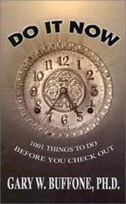 Cover of: Do It Now: 1001 Things to Do Before You Check Out