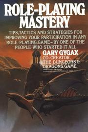 Cover of: Role-playing mastery by Gary Gygax, Gary Gygax