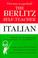 Cover of: The Berlitz self-teacher, Italian