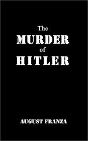 Cover of: The Murder of Hitler