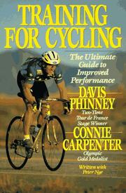Cover of: Training for cycling | Davis Phinney