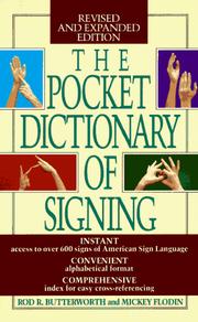 The pocket dictionary of signing by Rod R. Butterworth