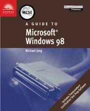 Cover of: MCSE Guide to Microsoft Windows 98 (Mcse & Mcsd Series)