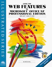 Cover of: Using the Web Features of Microsoft Office 97 Professional Edition