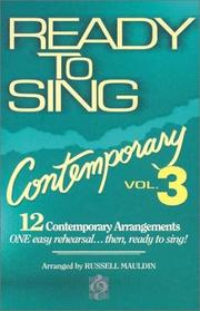 Cover of: Ready to Sing Contemporary - Volume 3