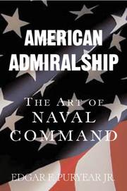 Cover of: American Admiralship: The Art of Naval Command