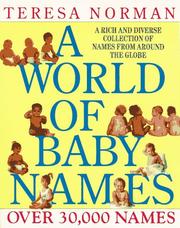 Cover of: A world of baby names