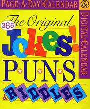 Cover of: Original 365 Jokes, Puns, and Riddles Page-A-Day Calendar 2002