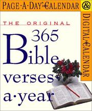 Cover of: Original 365 Bible Verses-a-Year Page-A-Day Calendar 2002