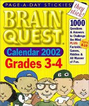 Cover of: Brain Quest Grades 3-4 Page-A-Day Stickies Calendar 2002