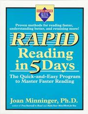 Cover of: Rapid reading in 5 days: the quick-and-easy program to master faster reading