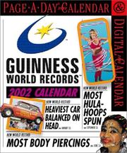 Cover of: Guinness World Records Page-A-Day Calendar 2002