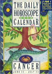 Cover of: Cancer Page-A-Day Horoscope Calendar 2002 (June 22-July 22)