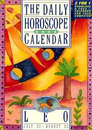 Cover of: Leo Page-A-Day Horoscope Calendar 2002 (July 23-Aug 22)