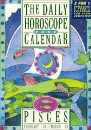 Cover of: Pisces Page-A-Day Horoscope Calendar 2002 (Feb 18-Mar 20)