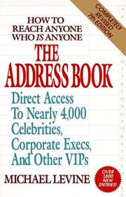 Cover of: Address Book 7 (Address Book: How to Reach Anyone Who Is Anyone)