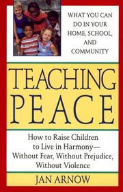 Cover of: Teaching peace by Jan Arnow