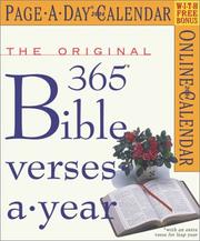 Cover of: Bible Verses Page-A-Day Calendar 2004 (Page-A-Day(r) Calendars)