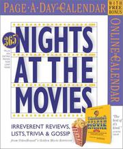 Cover of: Nights at the Movies Page-A-Day Calendar 2004 (Page-A-Day(r) Calendars)