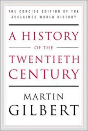 Cover of: A History of the Twentieth Century