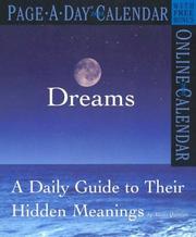 Cover of: Dreams Page-A-Day Calendar 2005: A Daily Guide to Their Hidden Meanings (Page-A-Day Calendars)