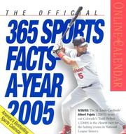 Cover of: The Official 365 Sports Facts-A-Year Page-A-Day Calendar 2005 (Page-A-Day Calendars)