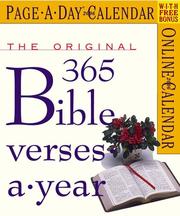 Cover of: The Original 365 Bible Verses-a-Year Calendar 2006