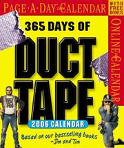 Cover of: 365 Days of Duct Tape Calendar 2006