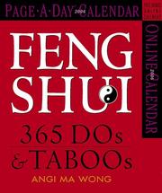 Cover of: Feng Shui 365 Dos & Taboos Calendar 2006