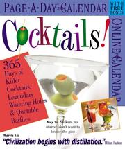 Cover of: Cocktails! Calendar 2006